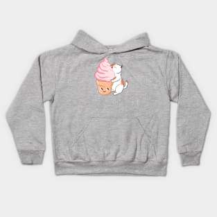 Love Ice Cream Kids Hoodie